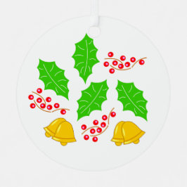 Ceremonia de Cerezo de Navidad Adorno Ceramic Orna Ornament Aus Metall