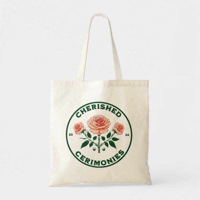 Ceremonies Tote Tag Blumenzettel Tragetasche (Vorne)