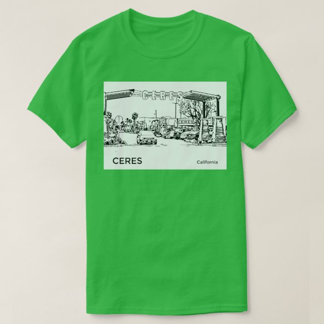 Ceres California TShirt (Design vorne)