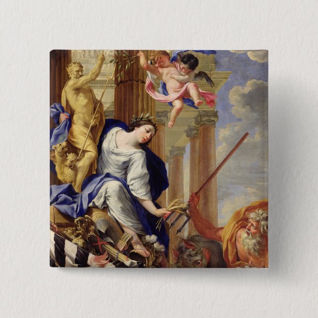 Ceres das Besiegen der Attribute des Krieges Button (Vorderseite)