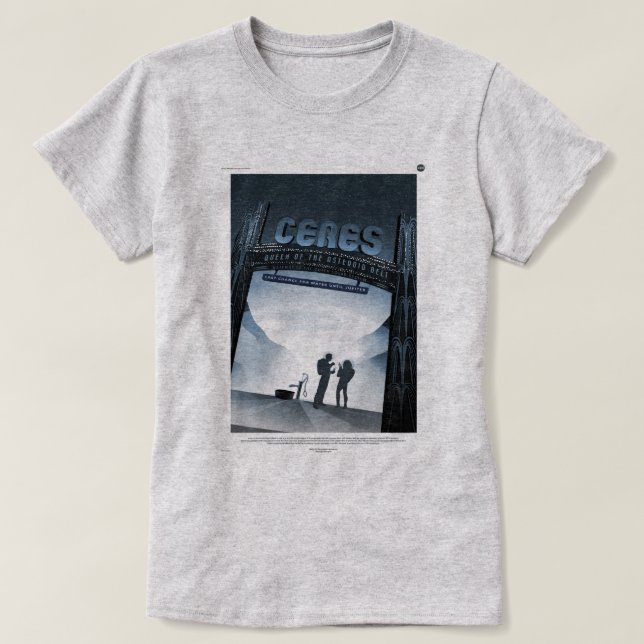 Ceres Fantasy Space Tour T-Shirt (Design vorne)