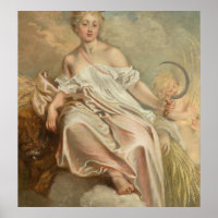 Ceres (Sommer) - Antoine Watteau Kunst
