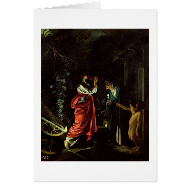 Ceres und Stellio (Öl auf Kupfer) (Vorne)