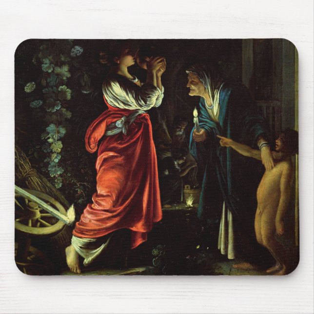Ceres und Stellio (Öl auf Kupfer) Mousepad (Vorne)