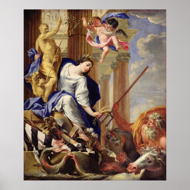 Ceres Vanquising the Attributes of War Poster (Vorne)