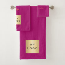 Cerice rosa goldfarbenes Firmenlogo