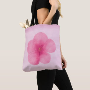 Cerine Pink Macro Blume Tote Bag