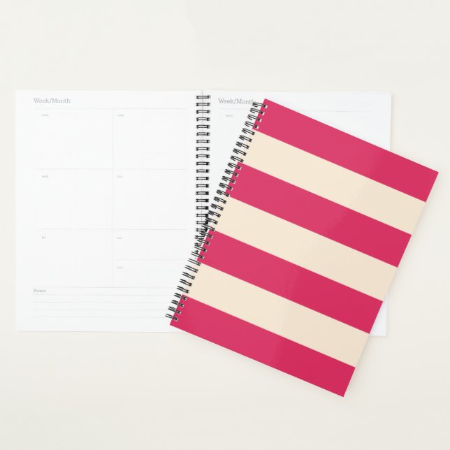 Cerine Pink Streifen Planer (Anzeige)