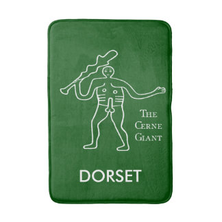 Cerne Giant, Green Man, Dorset Badematte