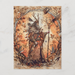 Cernunnos Celtic Horned God of Nature Postkarte