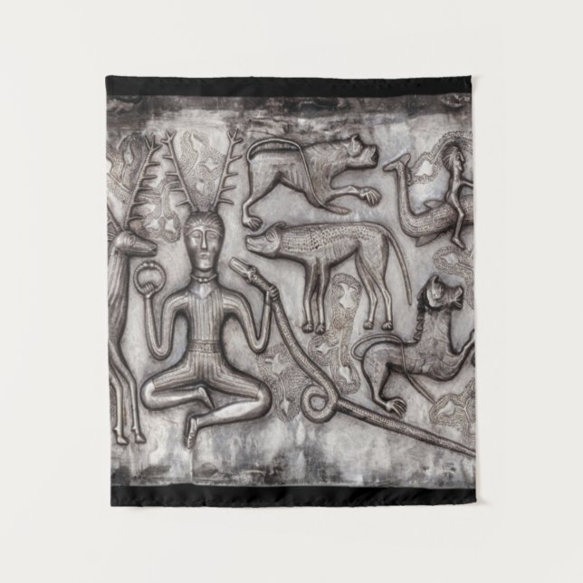 Cernunnos Gundestrup-Kessel Wandteppich (Vorderseite)