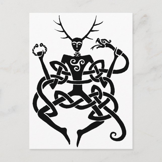 Cernunnos Postkarte (Vorderseite)
