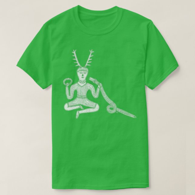 Cernunnos von Gundestrup Cauldron T-Shirt (Design vorne)