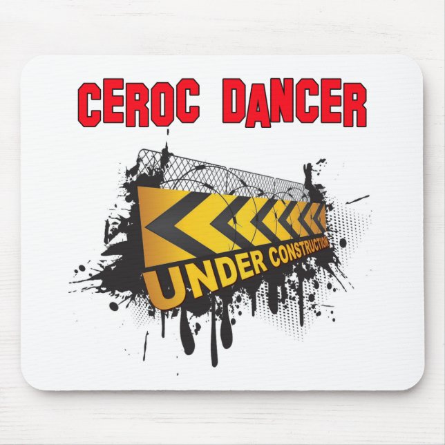 Ceroc Tänzer im Bau Mousepad (Vorne)