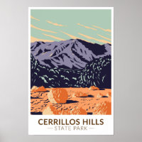 Cerrillos Hills Staat Park New Mexico Vintag