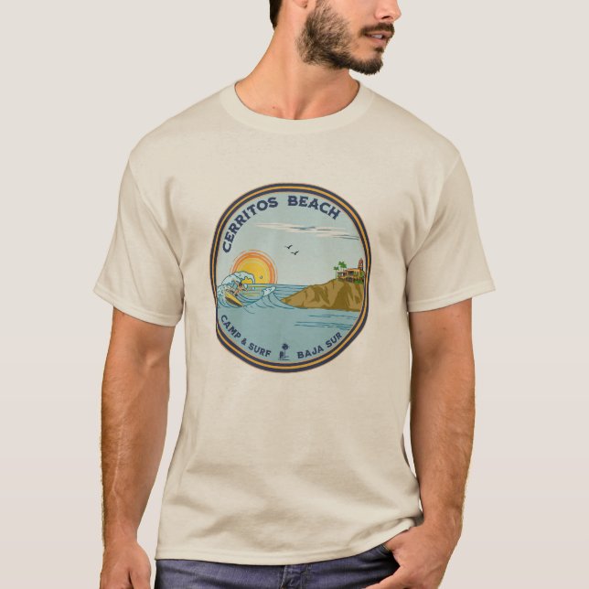 Cerritos Beach Baja California Sur Mexiko T-Shirt (Vorderseite)
