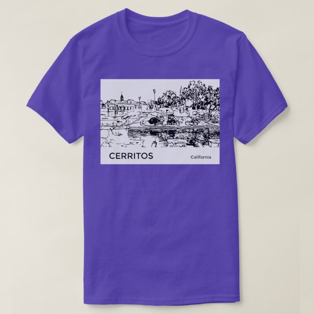 Cerritos California TShirt (Design vorne)