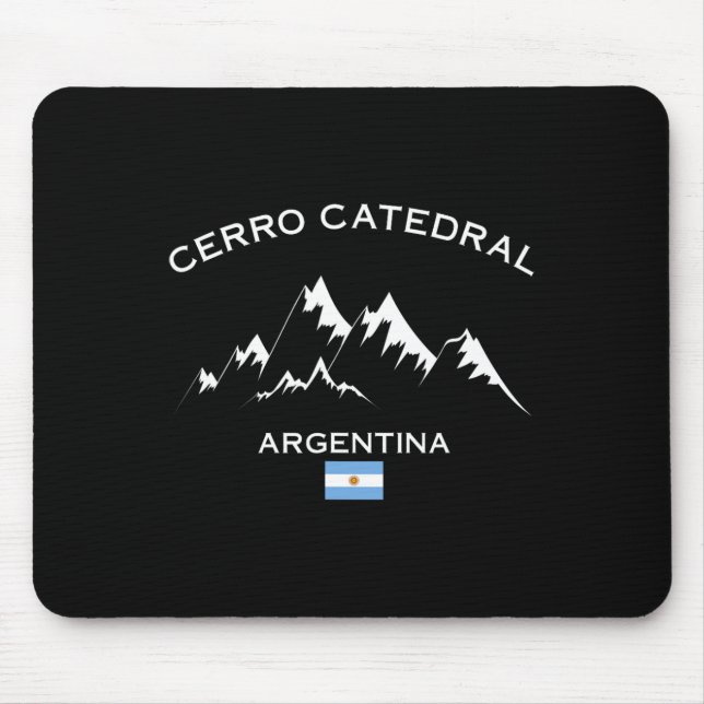 Cerro Catedral Argentinien Skiort Andes Berg Mousepad (Vorne)
