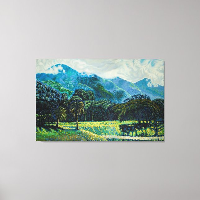 Cerro El Ávila, desde el Parque del Este Leinwanddruck (Vorderseite)