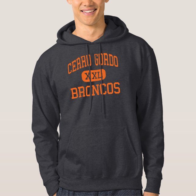 Cerro Gordo - wilde Pferde - hoch - Cerro Gordo Hoodie (Vorderseite)