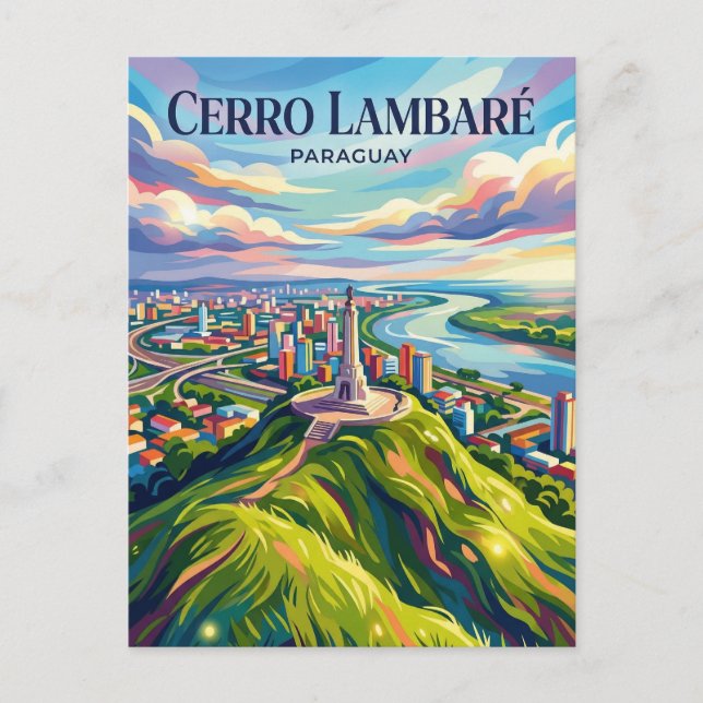 Cerro Lambaré Paraguay Postkarte (Vorderseite)