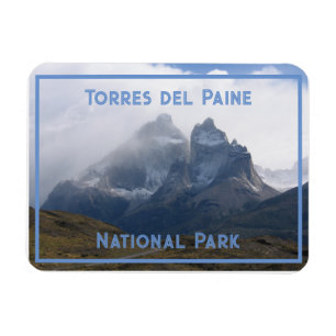 Cerro Paine Grande, Berge, Patagonien, Chile Magnet