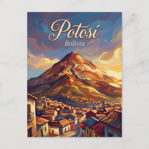 Cerro Rico Bolivien Postkarte