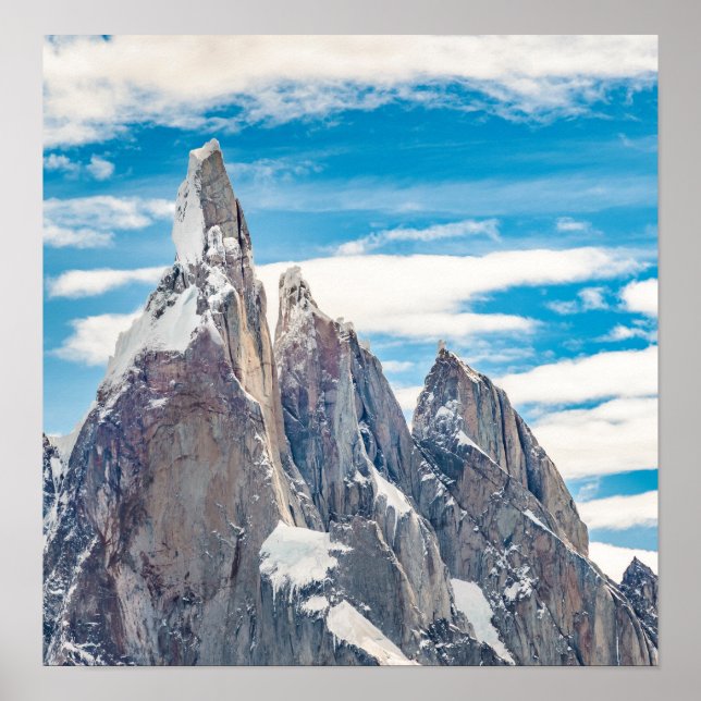Cerro Torre Parque Nacional Los Glaciares Poster (Vorne)