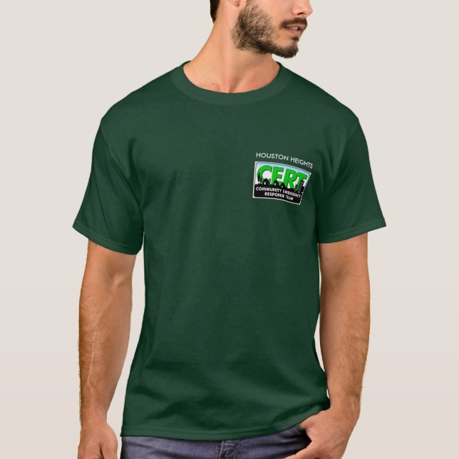 CERT-T - Shirt (Grün) (Vorderseite)