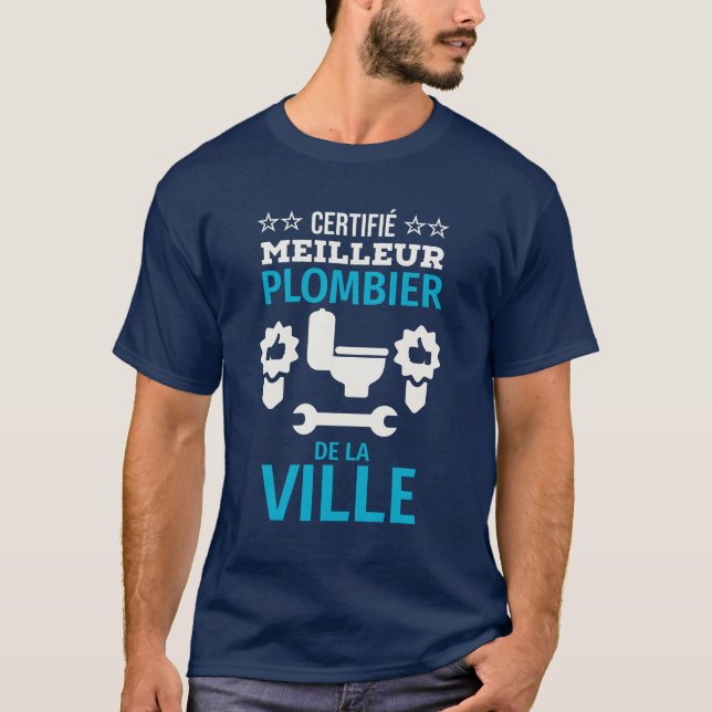 Certifié meilleur diplombier de la ville T-Shirt (Vorderseite)