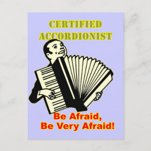 Certified Accordionist Postkarte