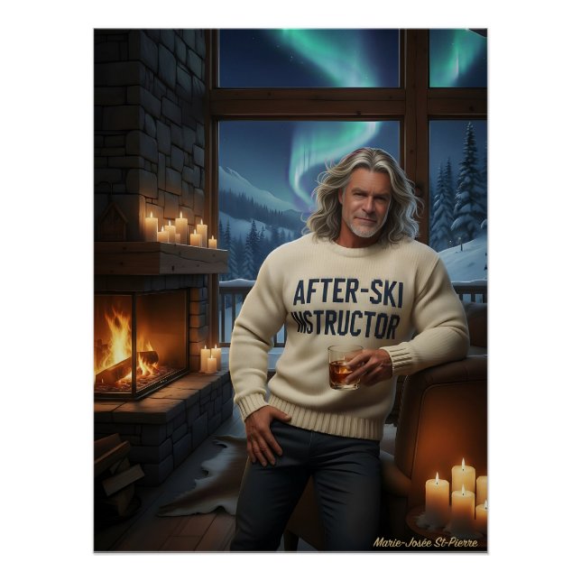 Certified After-Ski Instructor, Reporting For Duty Poster (Vorderseite)