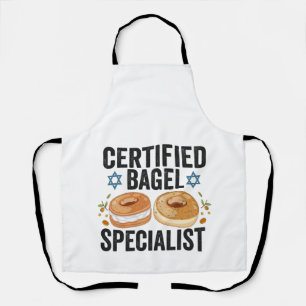 Certified Bagel Specialist Funny Jewish Hanukkah Schürze