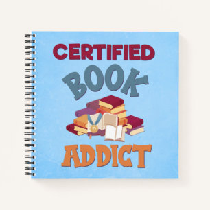 Certified Book Addication Notebook Notizbuch