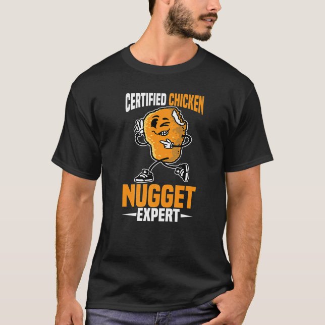 Certified Chicken Nugget Expert T-Shirt (Vorderseite)