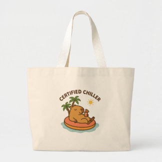 Certified Chiller - Niedlicher Summer Capybara Bea Jumbo Stoffbeutel