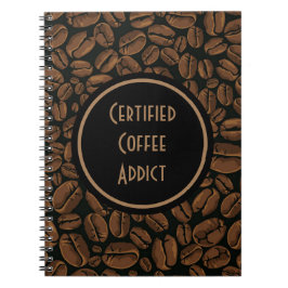 Certified Coffee Addication Notebook Notizblock