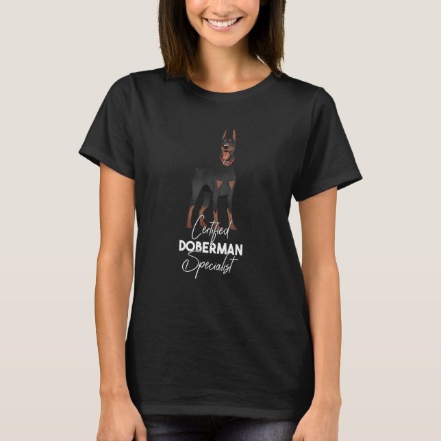 Certified Doberman Specialist T-Shirt (Vorderseite)