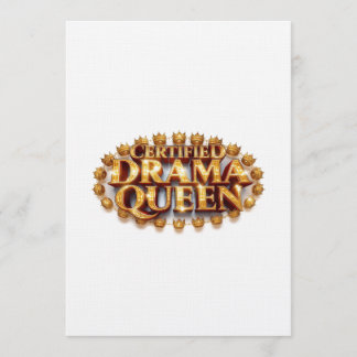 Certified Drama Queen Einladung