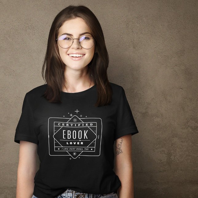 Certified Ebook Lover T-Shirt (Von Creator hochgeladen)