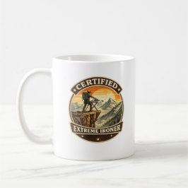 Certified Extreme Ironer Mountain Adventure Mug Kaffeetasse