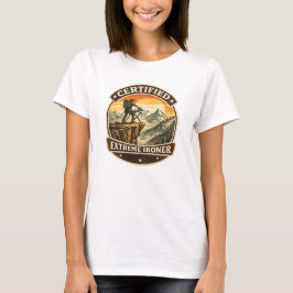 Certified Extreme Ironer Vintage Mountain TShirt