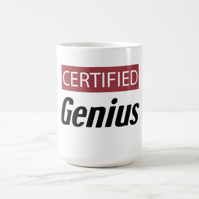 Certified Genius Kaffeetasse (Mittel)