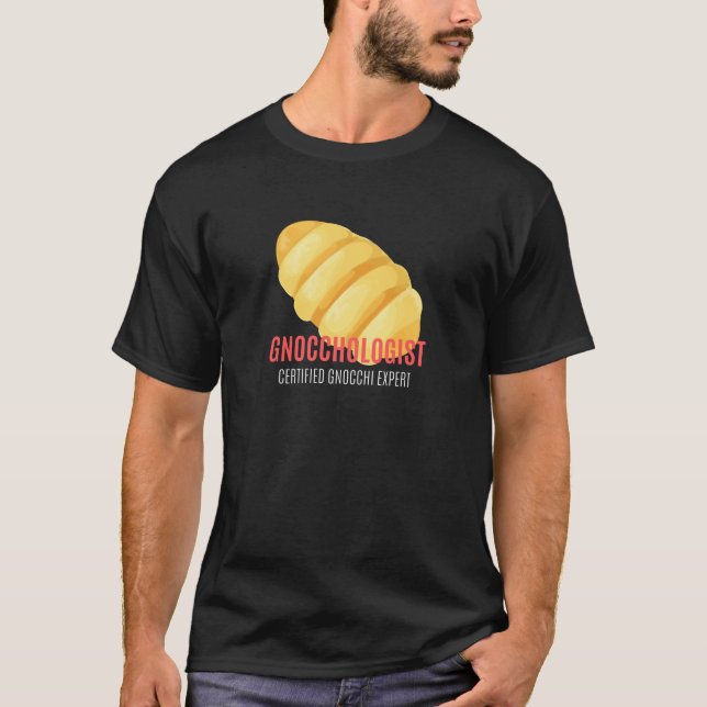 CERTIFIED GNOCCHI EXPERT T-Shirt (Vorderseite)