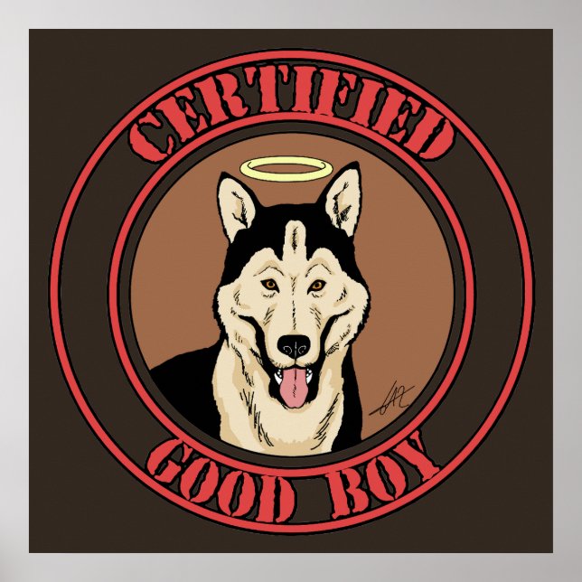 Certified Good Boy Poster (Vorne)