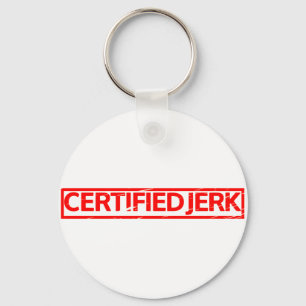 Certified Jerk Briefmarke Schlüsselanhänger