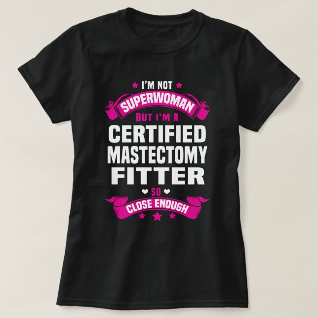 Certified Mastectomy Fitter T-Shirt (Design vorne)