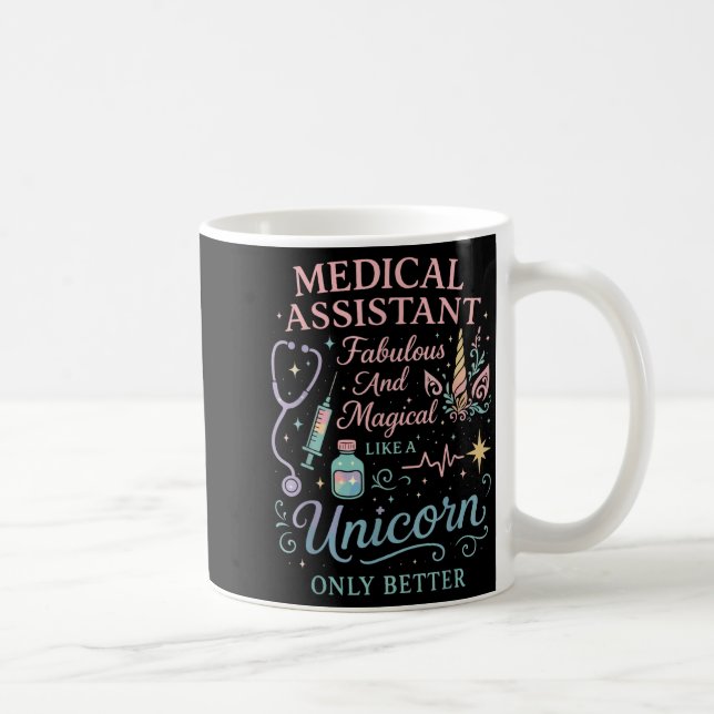 Certified Medical Istant Unicorn Cma Medical Istan Kaffeetasse (Rechts)