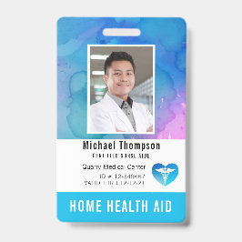 Certified Nurse Aide, Zuhause Health Aide Foto ID Ausweis