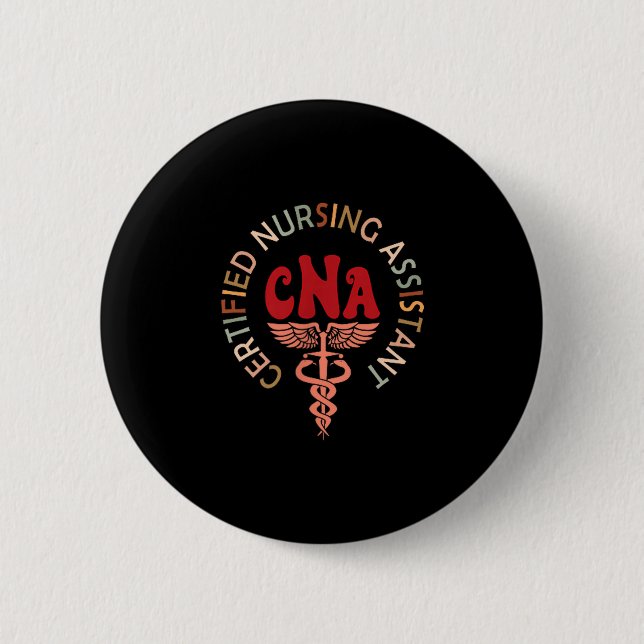 Certified Nurse Istant Certified Nursing Istant Cn Button (Vorderseite)